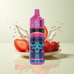 Grossista Italia JNR Alien 10000 Puff LED Fragola Ghiaccio