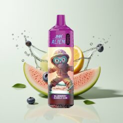 Grossista Italia JNR Alien 10000 Puff LED Gomma Mirtillo Blu