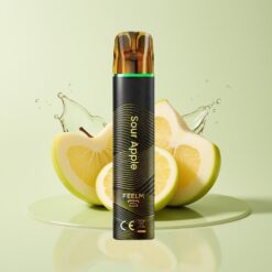 Grossista Italia JNR Black&Golden 800 Puff Mela Acida Svapare