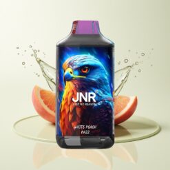 Grossista Italia JNR Falcon 16000 Puff Doppia Maglia Pesca Bianca Lampone