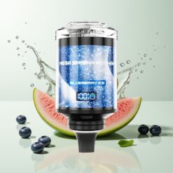 Grossista Italia JNR Mega Shisha Hookah 100K Bocche Blu Mirtillo Ghiaccio