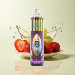 Grossista Italia JNR Rocket-X 12400 Puff Ricarica Rapida Type-C Fragola Uva