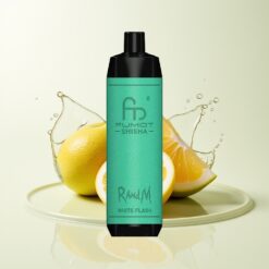 Grossista Italia RandM Fumot Shisha 10000 Puff Bianco Flash