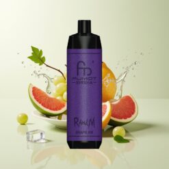 Grossista Italia RandM Fumot Shisha 10000 Puff Tipo-C Ghiaccio Uva