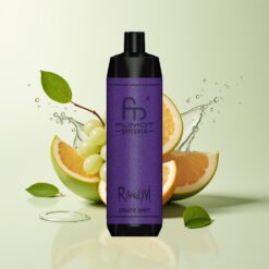 Grossista Italia RandM Fumot Shisha 10000 Puff Tipo-C Uva Menta