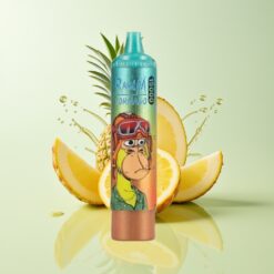 Grossista Italia RandM Fumot Tornado 15000 Puff LCD Ananas Ghiacciato