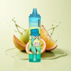 Grossista Italia RandM Fumot Tornado 15000 Puff Mesh Kiwi Frutto della Passione Guava