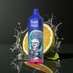 Grossista Italia RandM Fumot Tornado 9000 Puffs Display RGB Ghiaccio Nero