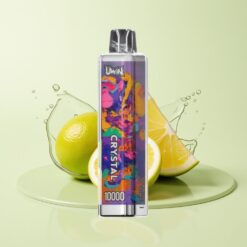 Grossista Italia Uwin Crystal 10000 Puffs RGB Limone Lime
