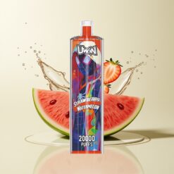 Grossista Italia Uwin Shisha Hookah Crystal 20000 DTL Fragola Anguria