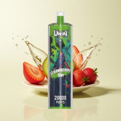 Grossista Italia Uwin Shisha Hookah Crystal 20000 Fragola Kiwi