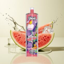 Grossista Italia Uwin Shisha Hookah Crystal 20000 Puff Mesh Coil Anguria Ghiaccio