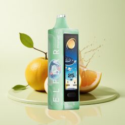 Grossista Italia Elf Bar Planet 25000 Puff Ricaricabile Pompelmo Tè Verde