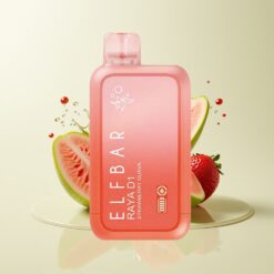 Grossista Italia Elf Bar Raya D1 13000 Puff Ricaricabile Fragola Guava