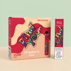 Grossista Italia+BREZE STIIK+MEGA+2200+950mAh+Fragola Kiwi