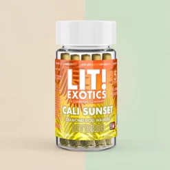 Grossista Italia LIT THC Diamond Exotic Prerolls 5 pz Jar 1G Soda Uva